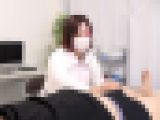 【ナース特別治療編】褐色美巨乳ナースが素股するパンツ越し手コキ治療【吐精/射精】ED1014号室Day1